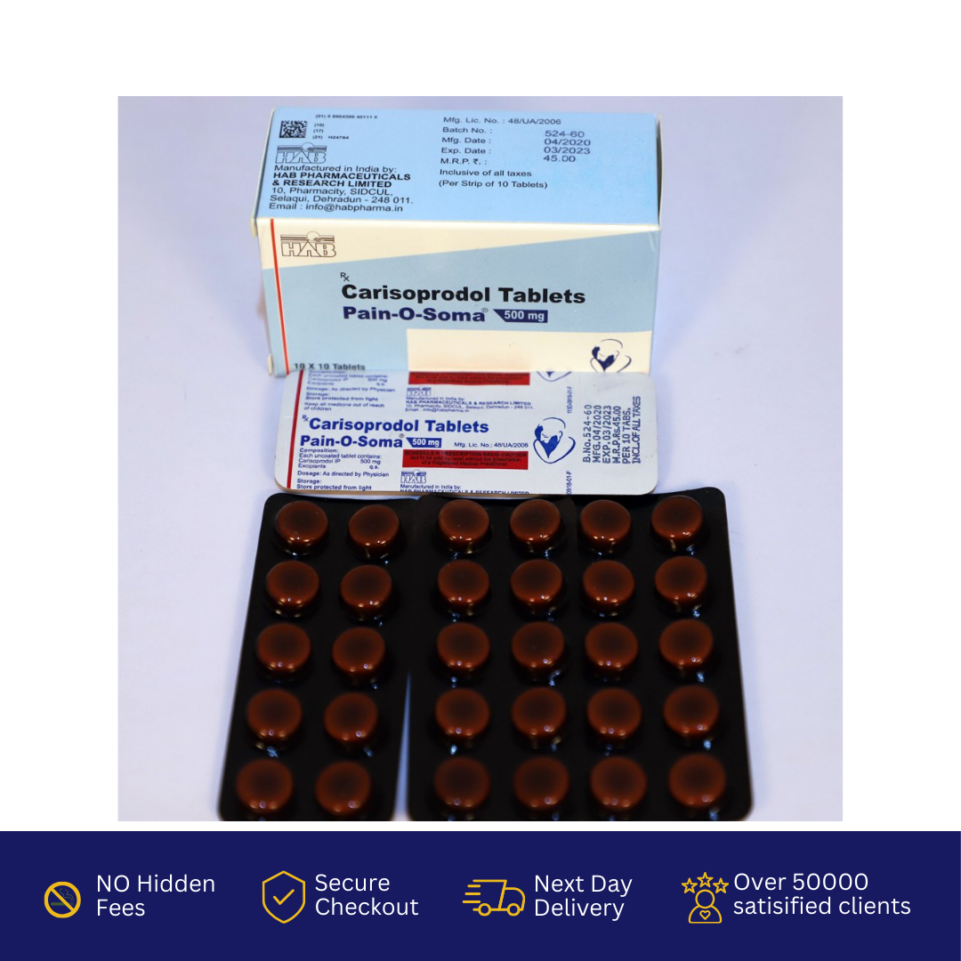 soma (carisprodol) 500mg soma (carisprodol) 500mg
